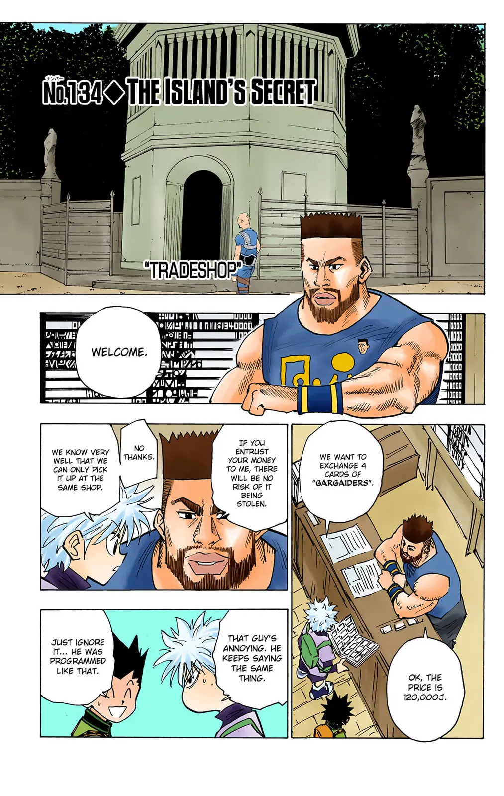 Hunter x Hunter Colored Manga, chapter 134, page 1