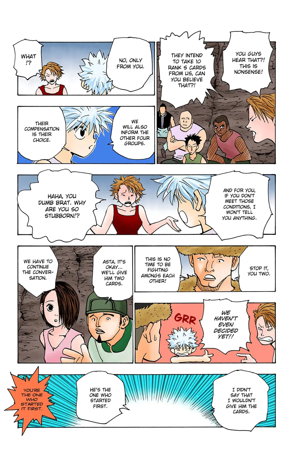 Hunter x Hunter Colored Manga, chapter 154, page 9