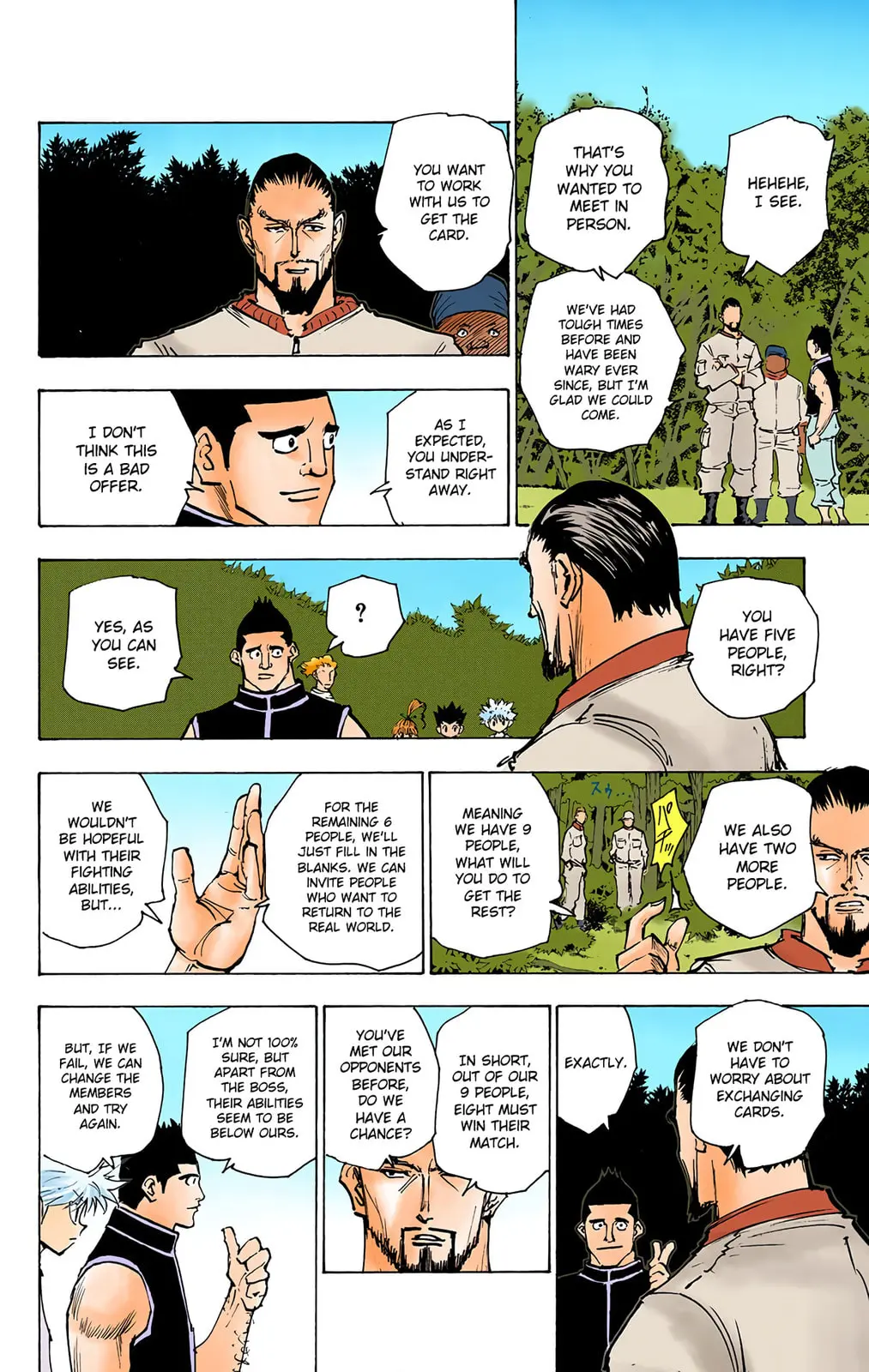 Hunter x Hunter Colored Manga, chapter 160, page 4