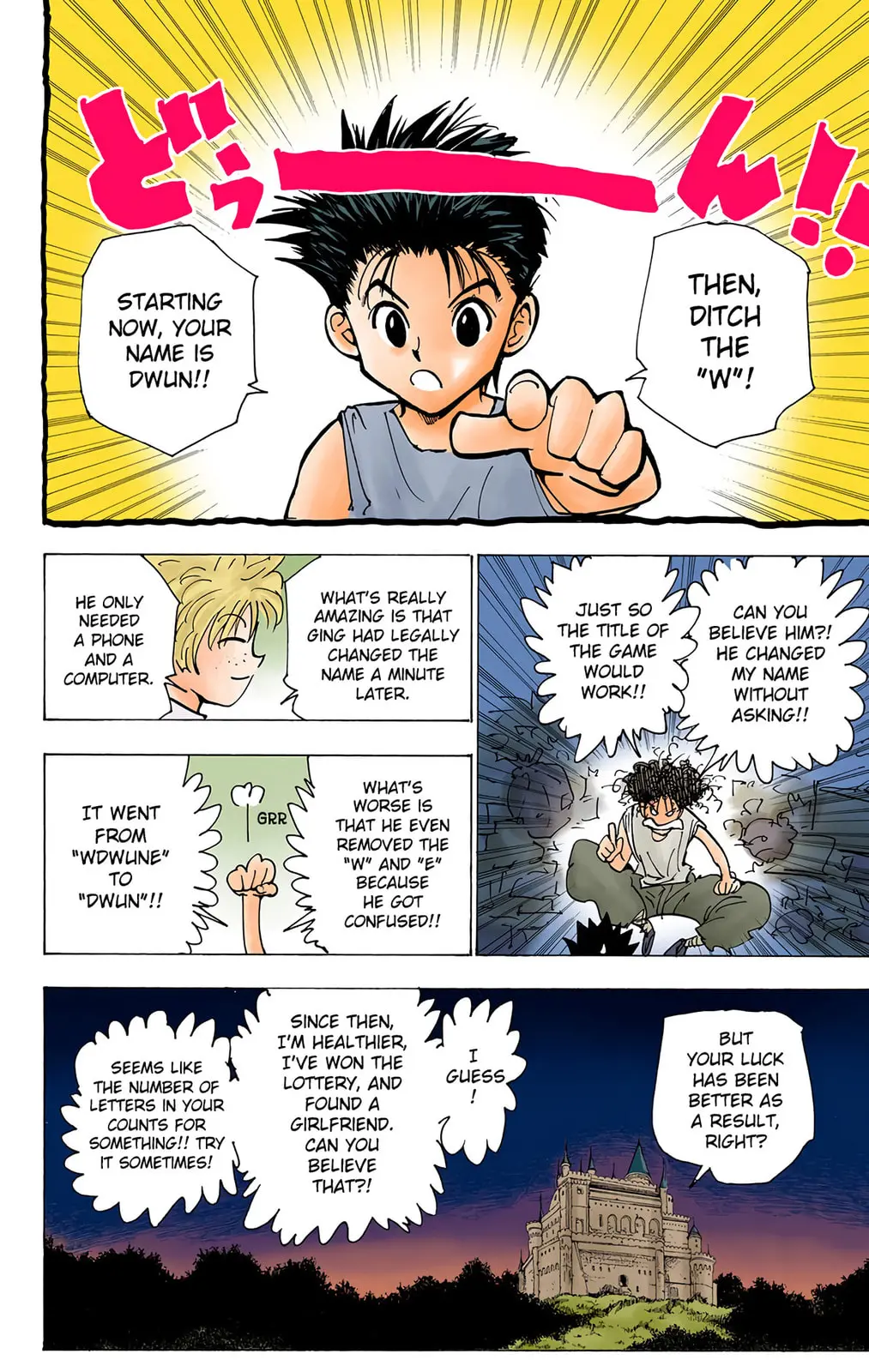 Hunter x Hunter Colored Manga, chapter 184, page 8
