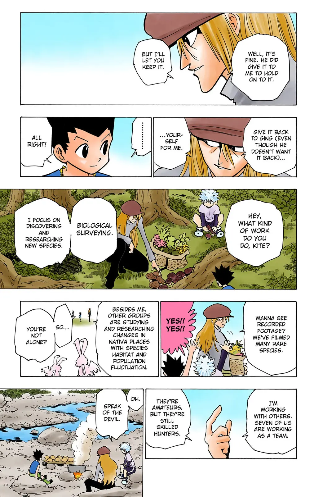 Hunter x Hunter Colored Manga, chapter 186, page 5