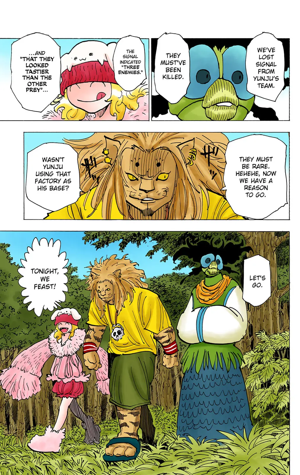 Hunter x Hunter Colored Manga, chapter 194, page 4