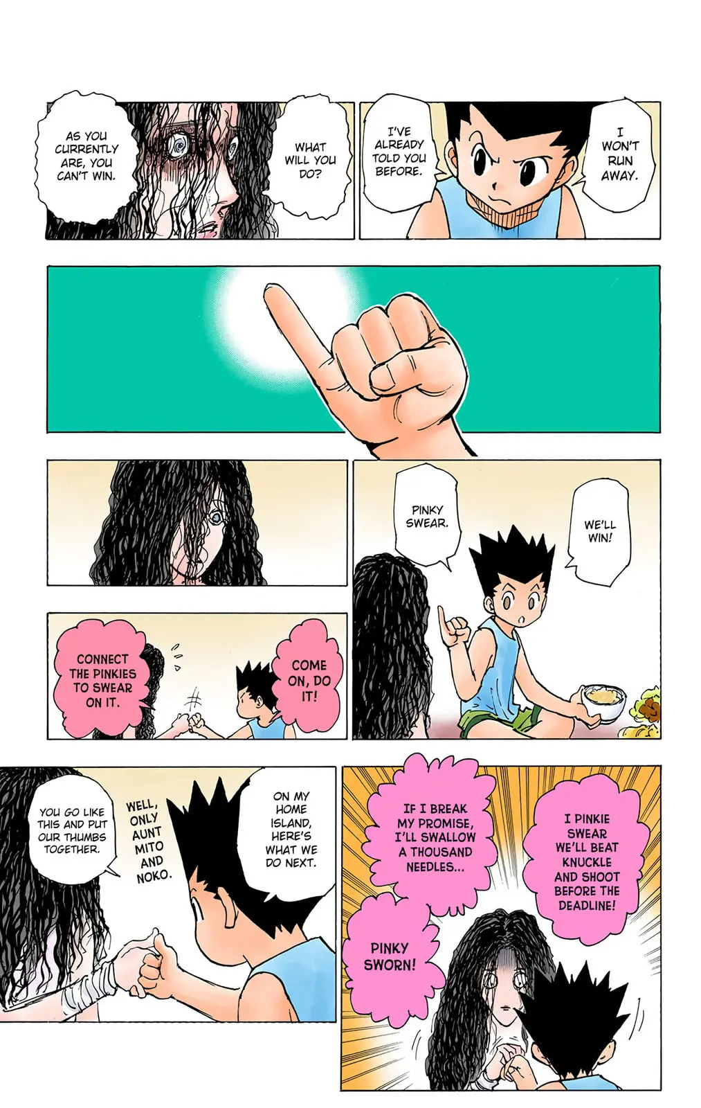 Hunter x Hunter Colored Manga, chapter 205, page 9