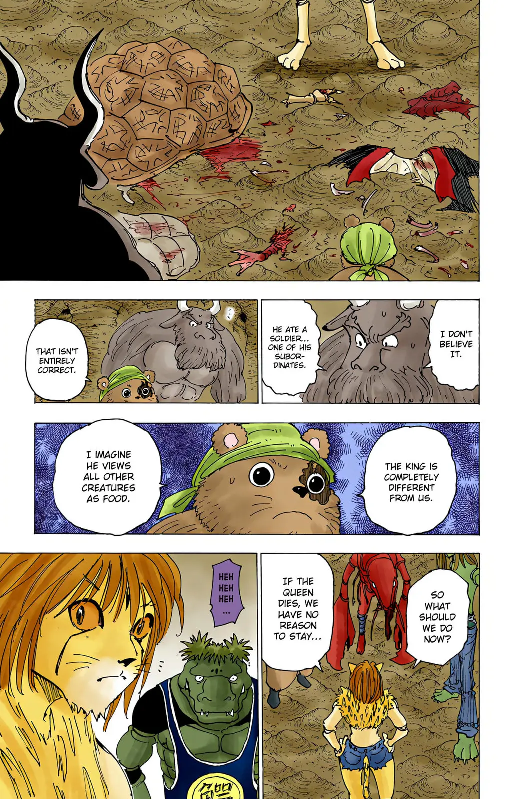 Hunter x Hunter Colored Manga, chapter 214, page 7