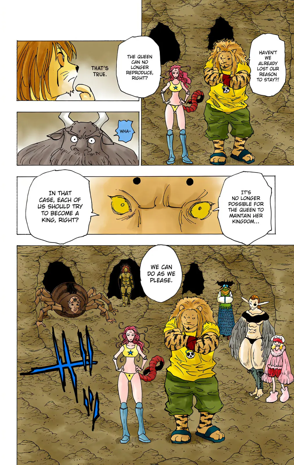 Hunter x Hunter Colored Manga, chapter 214, page 8