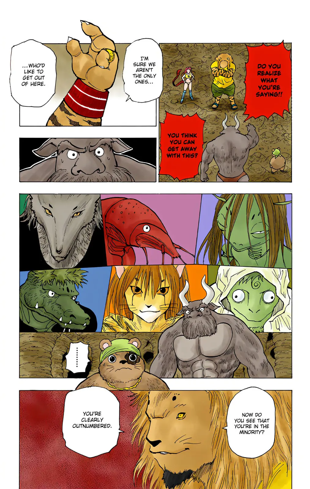 Hunter x Hunter Colored Manga, chapter 214, page 9