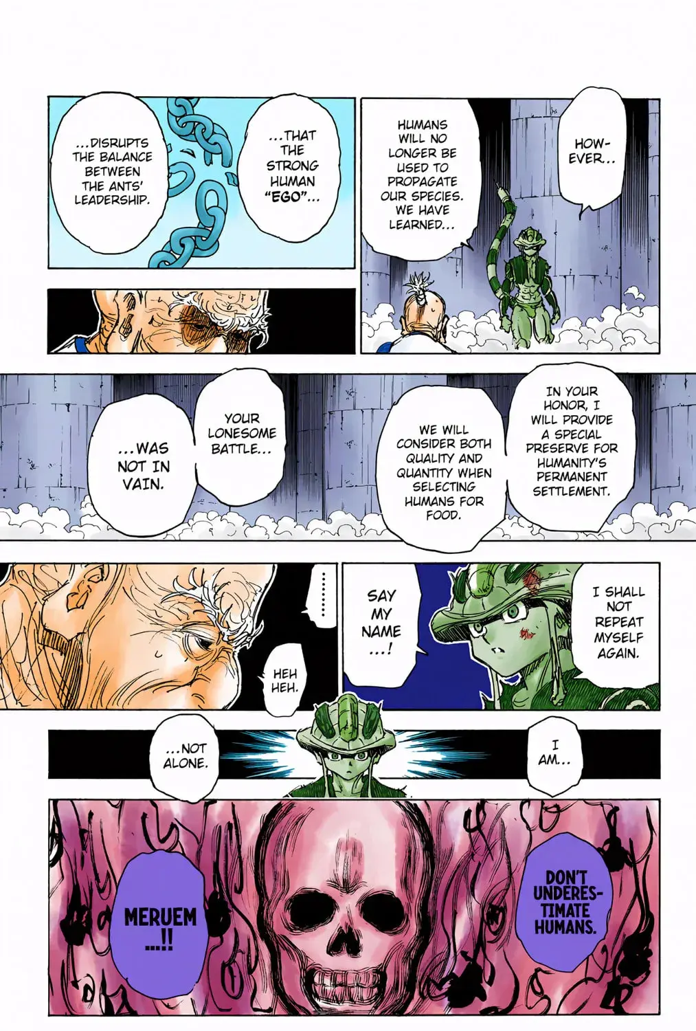 Hunter x Hunter Colored Manga, chapter 297, page 33