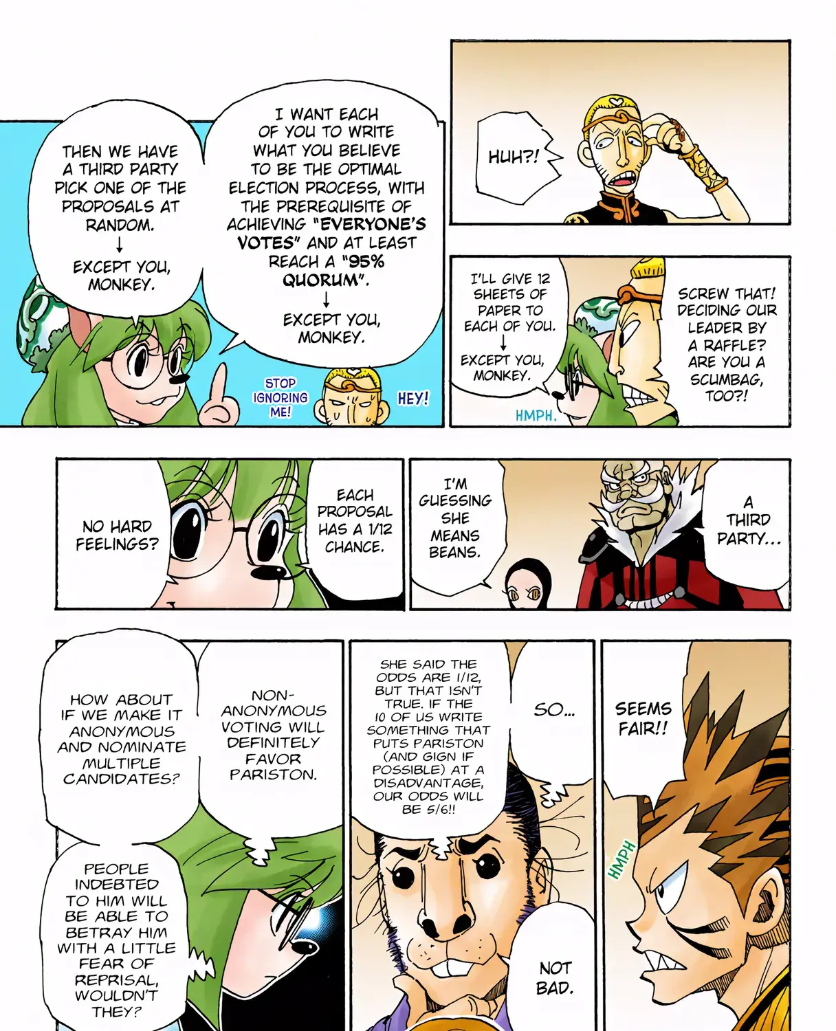 Hunter x Hunter Colored Manga, chapter 319, page 28