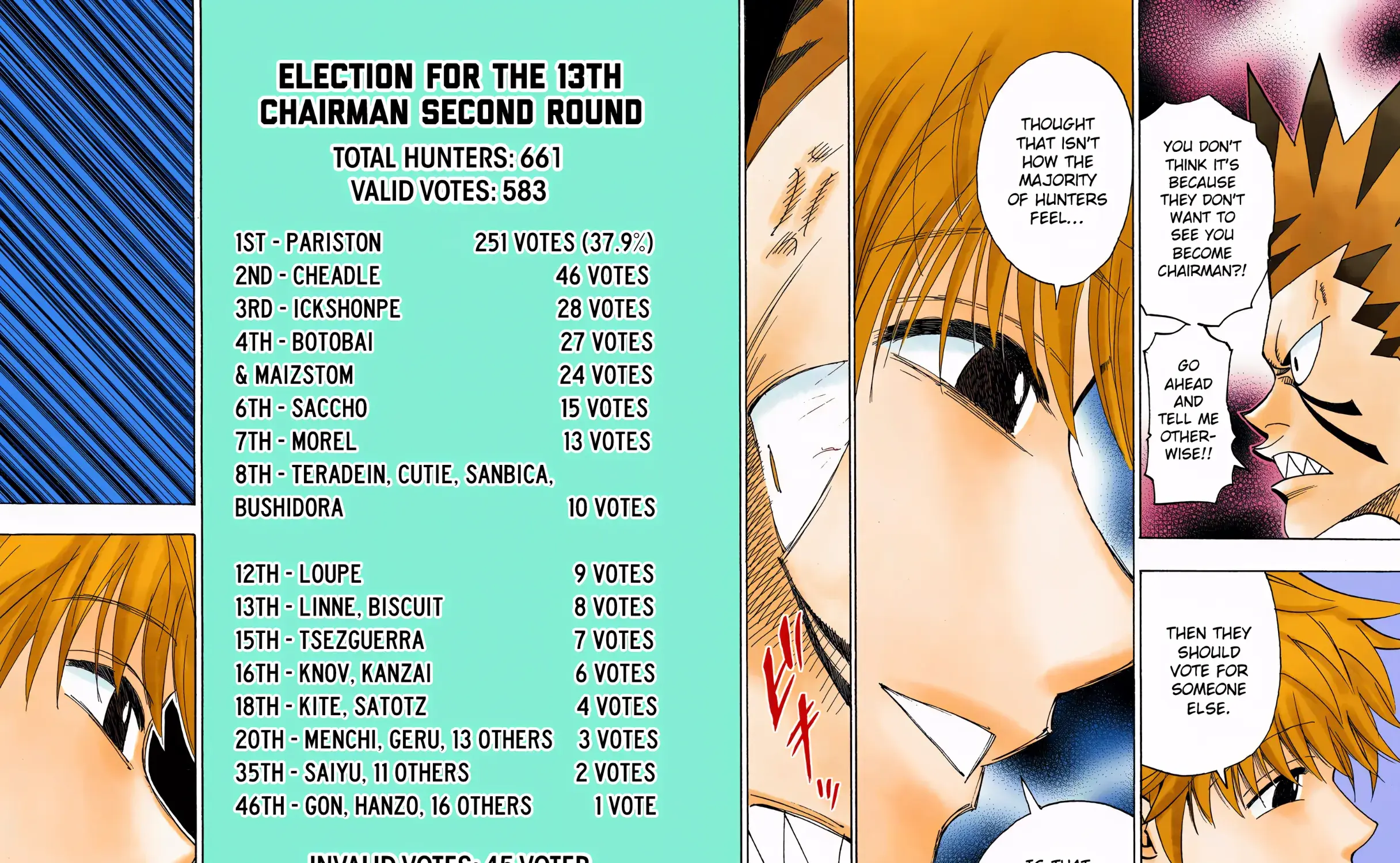 Hunter x Hunter Colored Manga, chapter 321, page 7