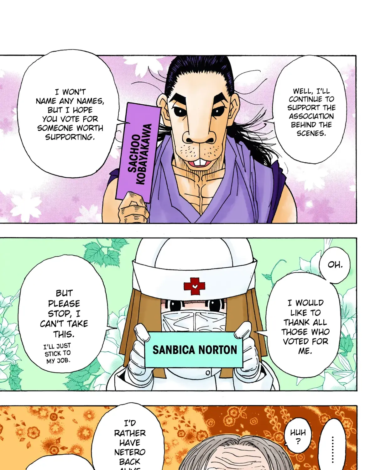 Hunter x Hunter Colored Manga, chapter 329, page 7