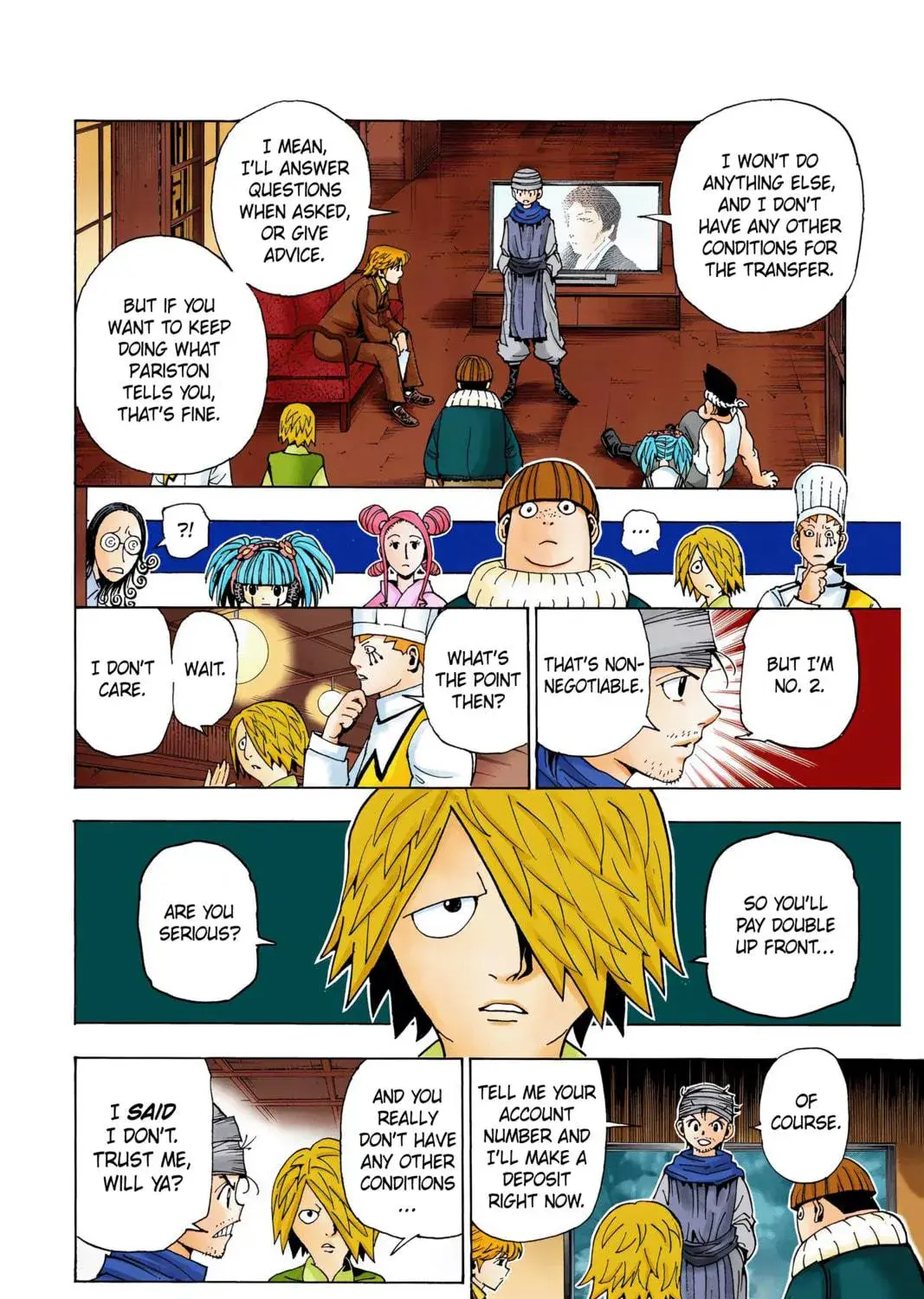 Hunter x Hunter Colored Manga, chapter 344, page 9