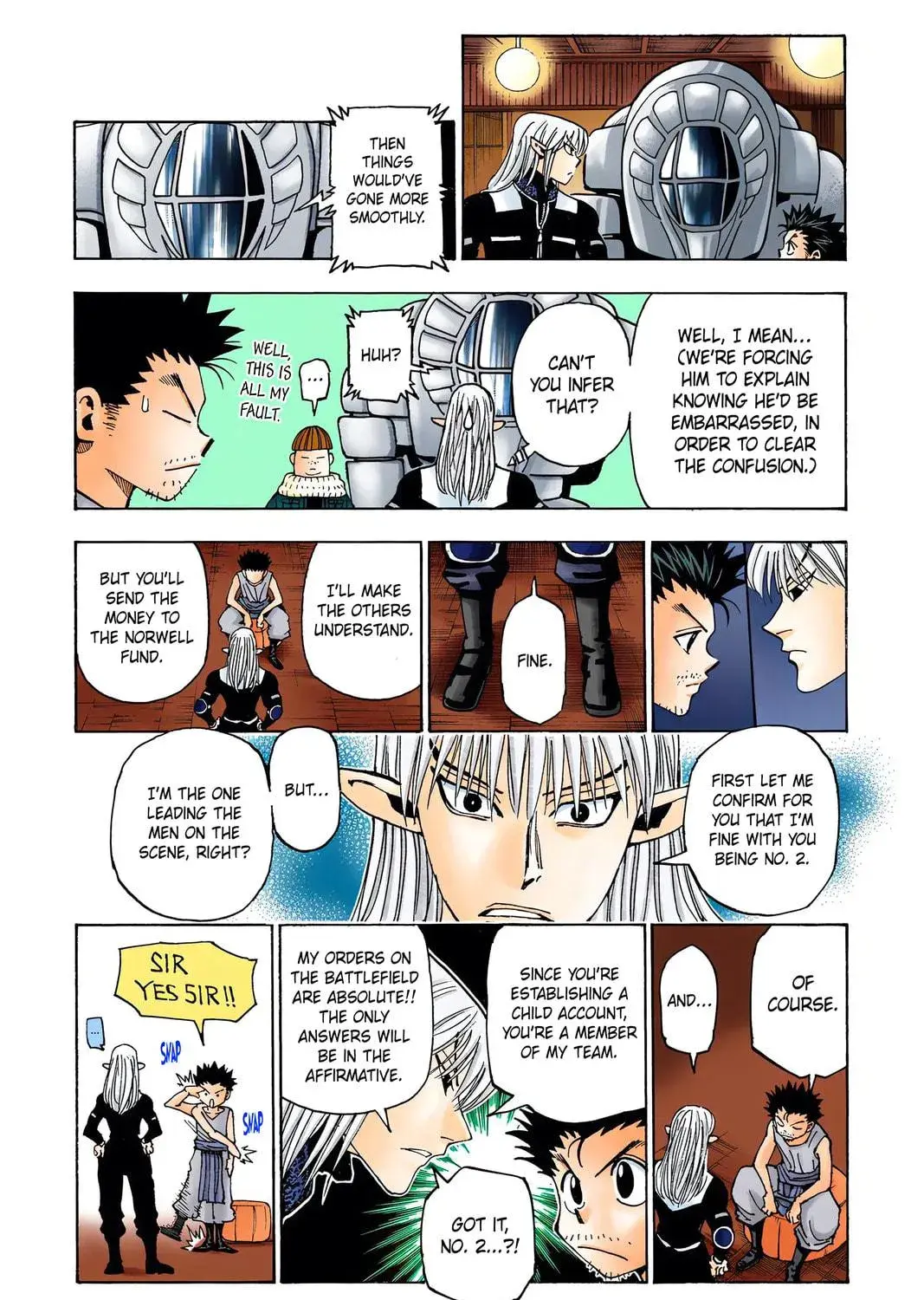Hunter x Hunter Colored Manga, chapter 347, page 35