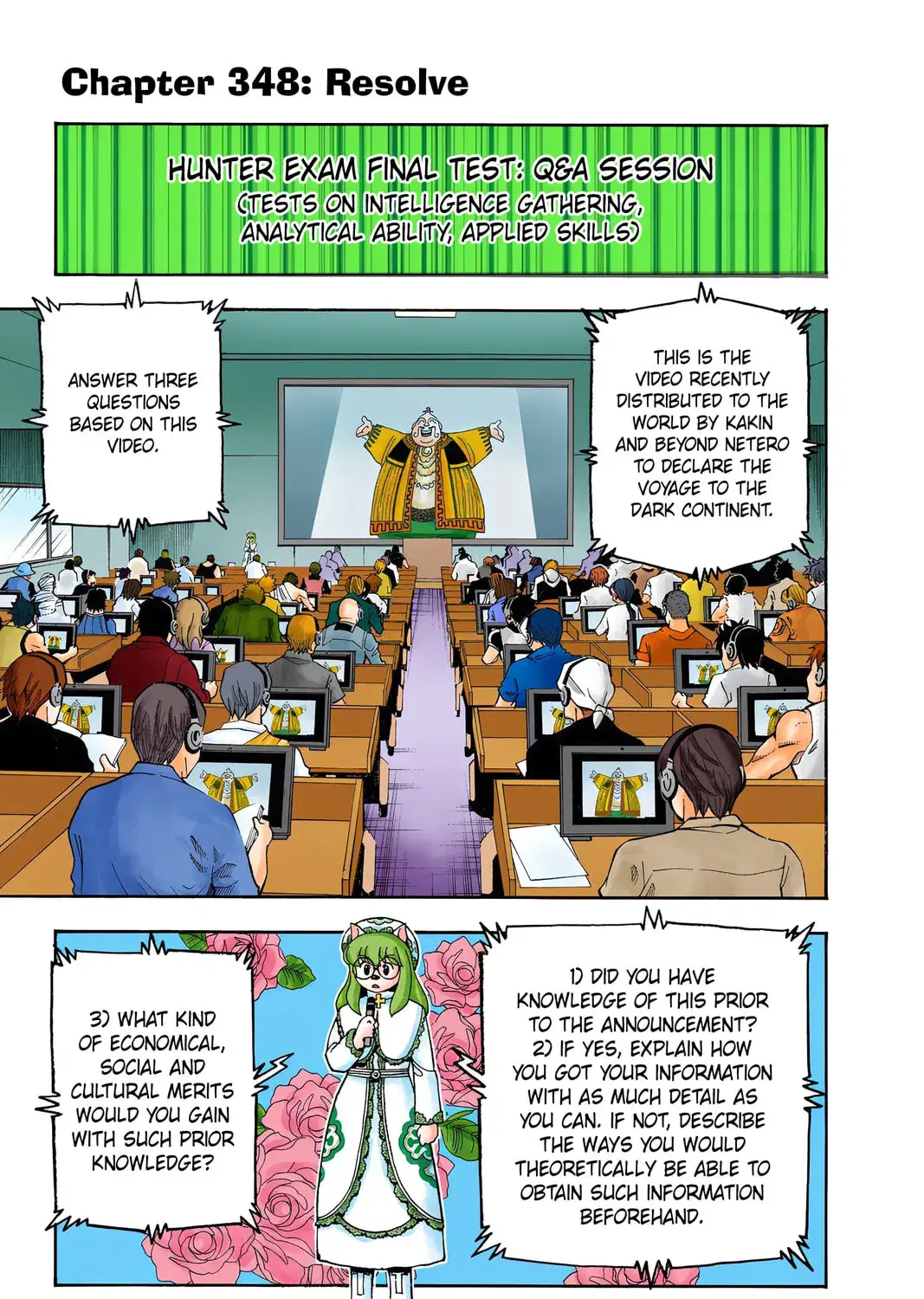 Hunter x Hunter Colored Manga, chapter 348, page 1