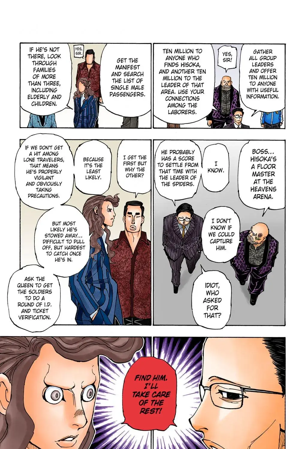 Hunter x Hunter Colored Manga, chapter 378, page 9