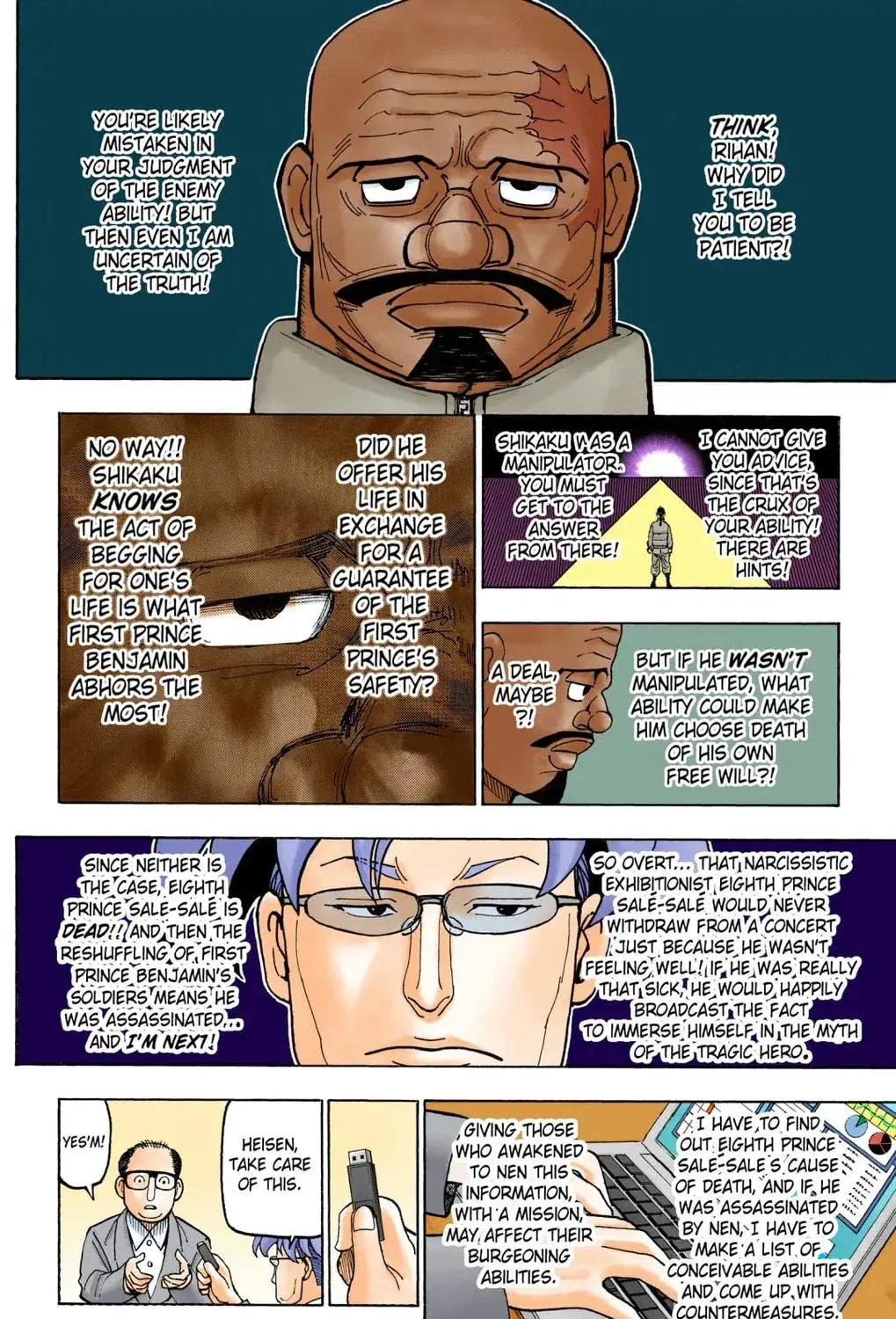 Hunter x Hunter Colored Manga, chapter 388, page 35