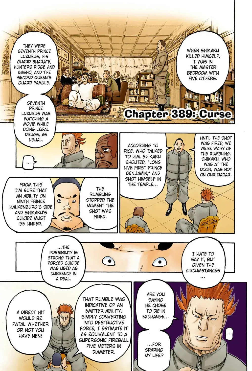 Hunter x Hunter Colored Manga, chapter 389, page 1