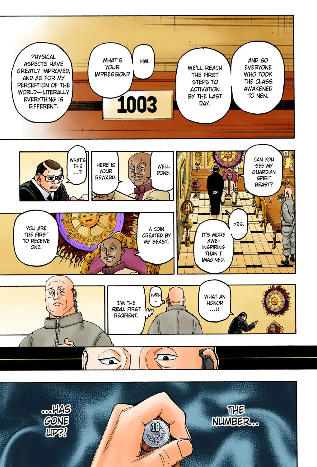 Hunter x Hunter Colored Manga, chapter 389, page 37