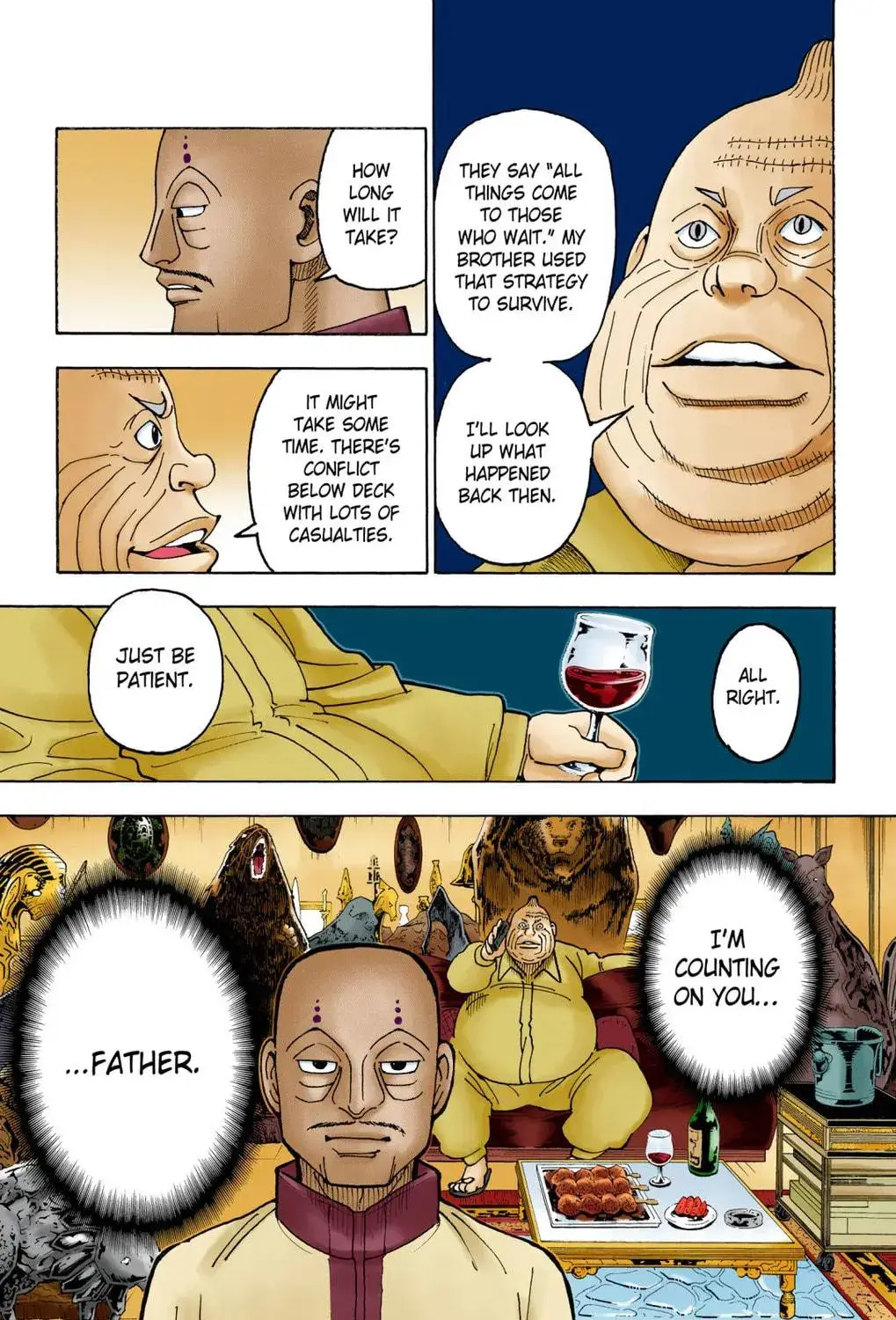 Hunter x Hunter Colored Manga, chapter 390, page 9