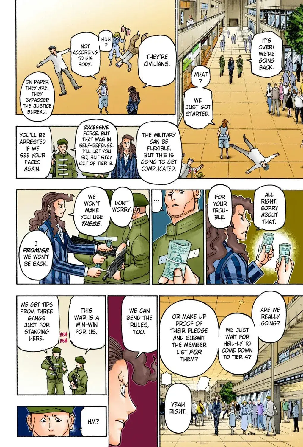 Hunter x Hunter Colored Manga, chapter 390, page 35