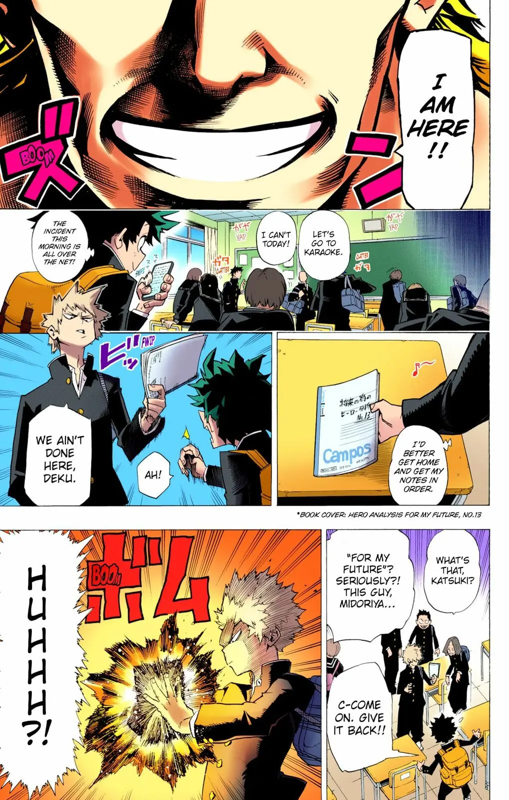 My Hero Academia, chapter 1, page 14