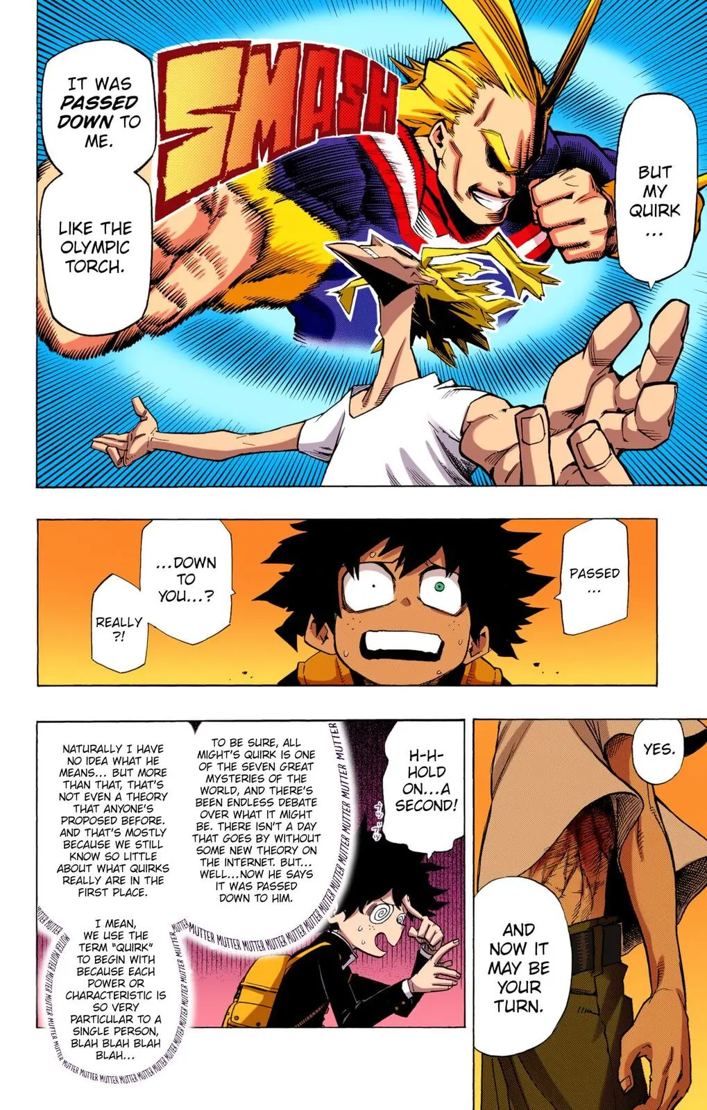 My Hero Academia, chapter 2, page 6