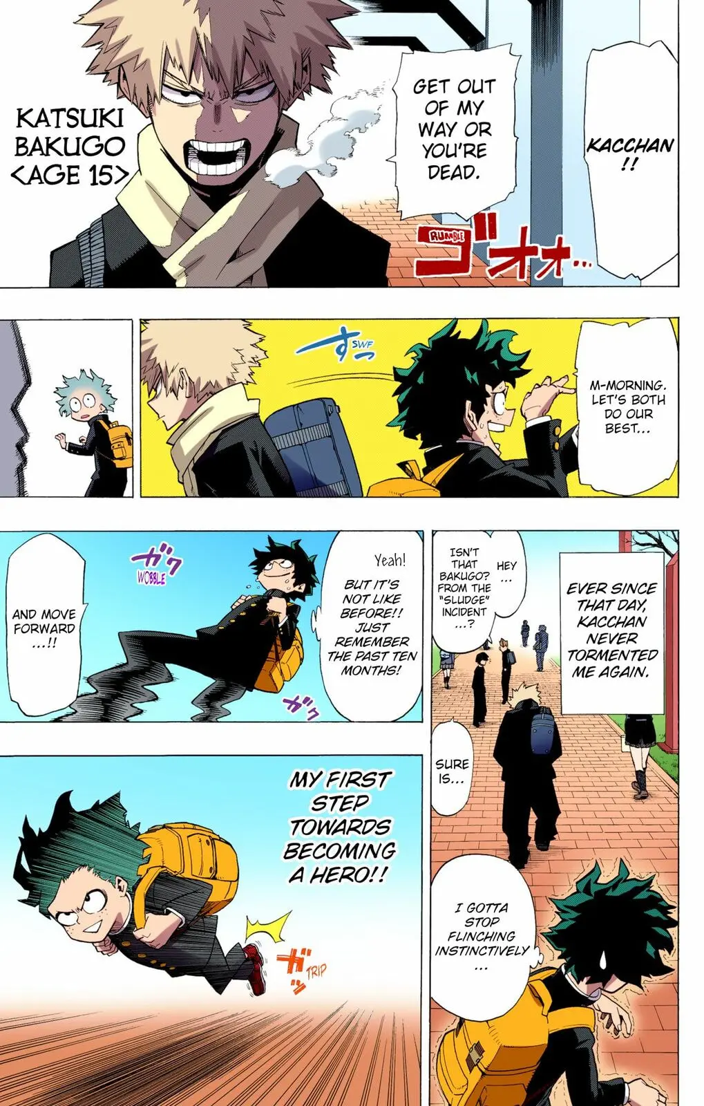 My Hero Academia, chapter 3, page 3