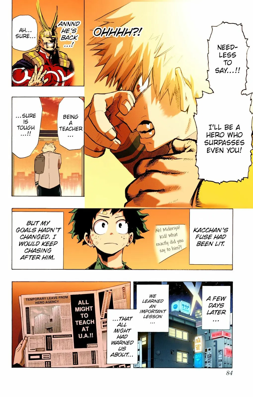 My Hero Academia, chapter 11, page 18