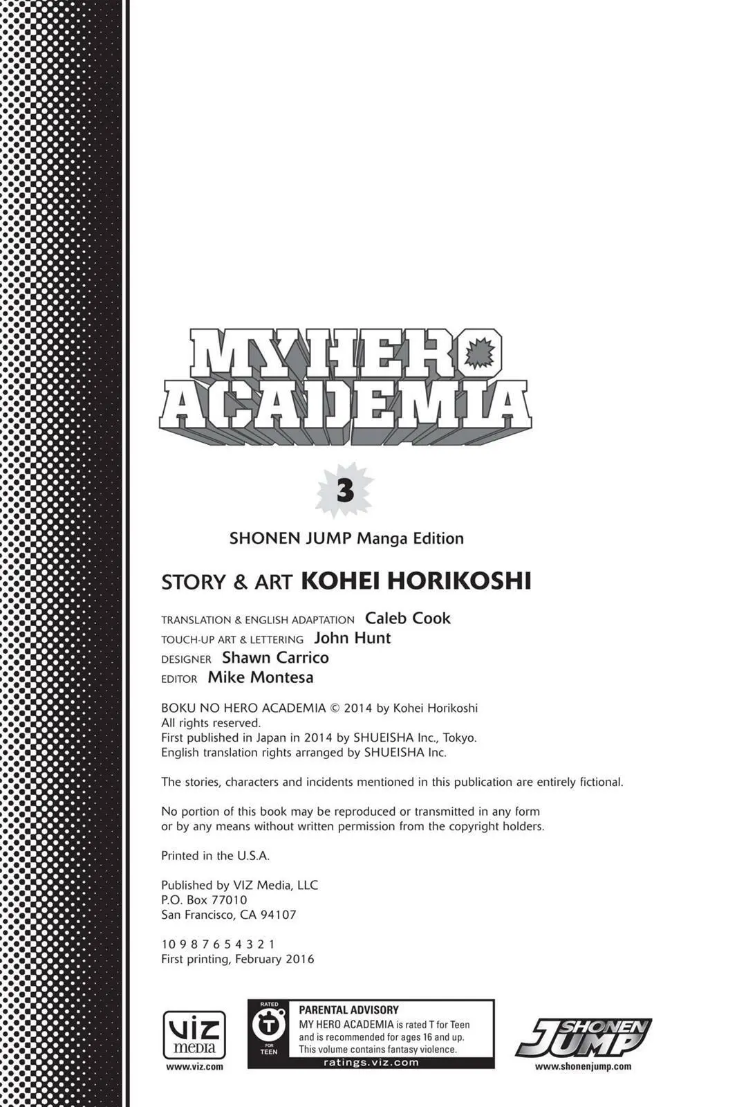 My Hero Academia, chapter 18, page 3