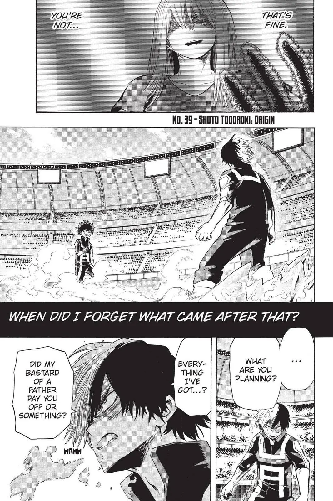 My Hero Academia, chapter 39, page 1