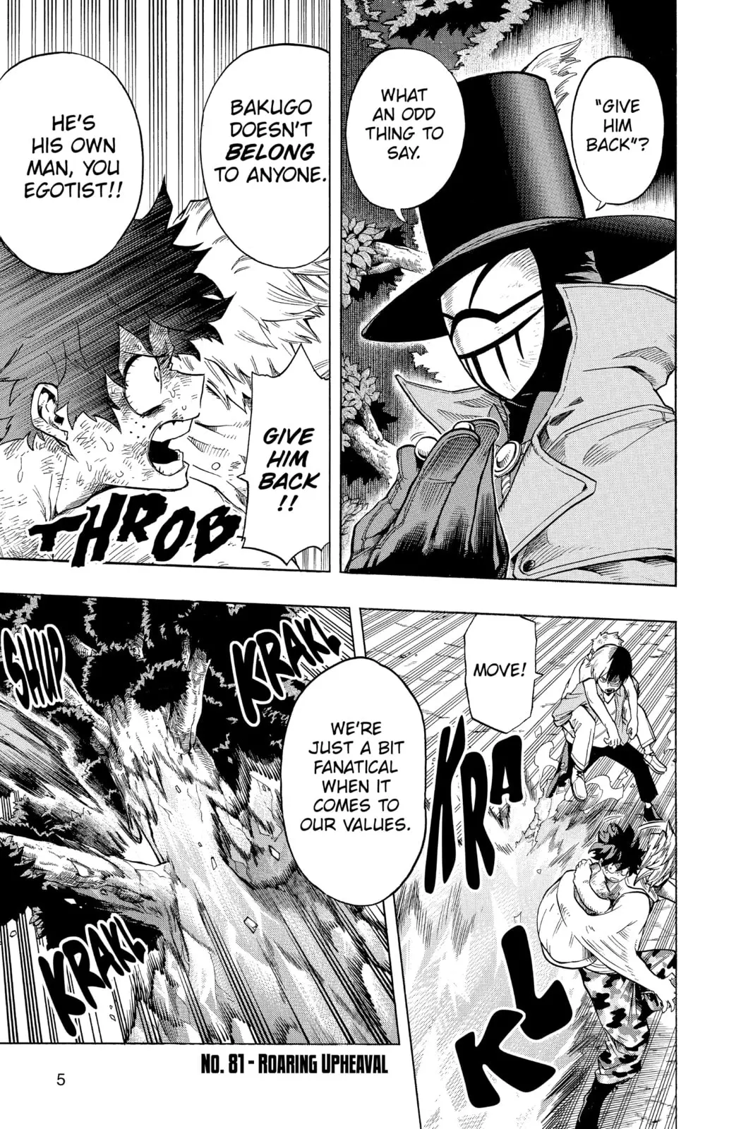 My Hero Academia, chapter 81, page 1