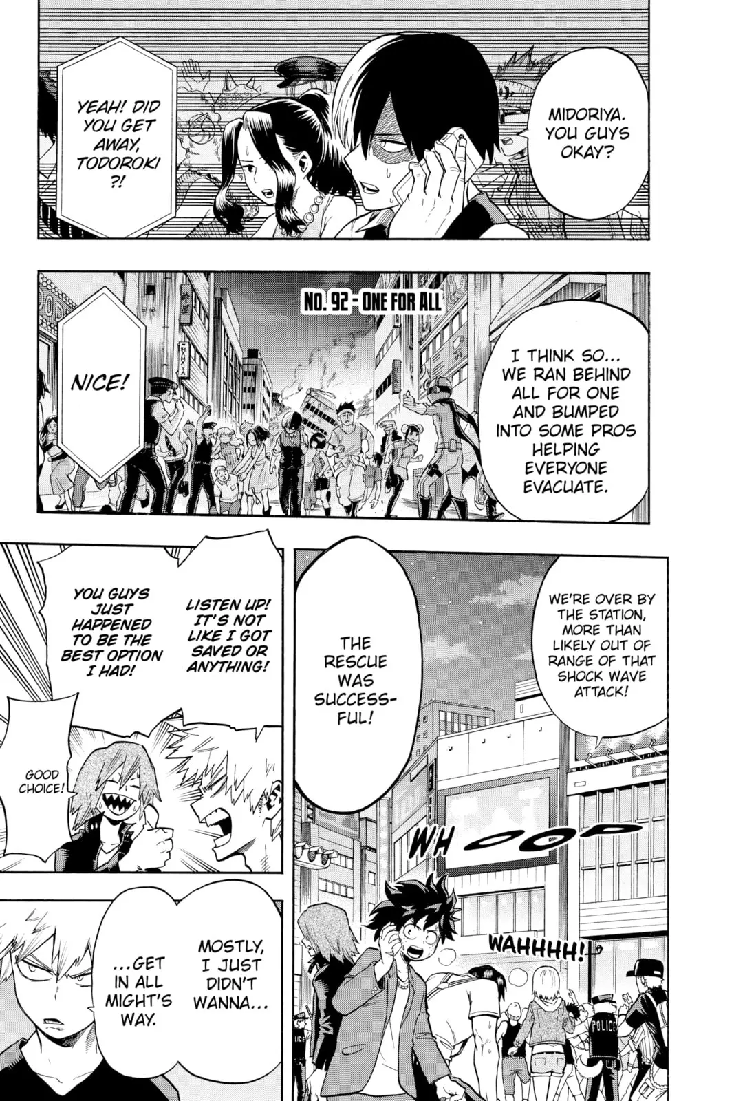 My Hero Academia, chapter 92, page 1