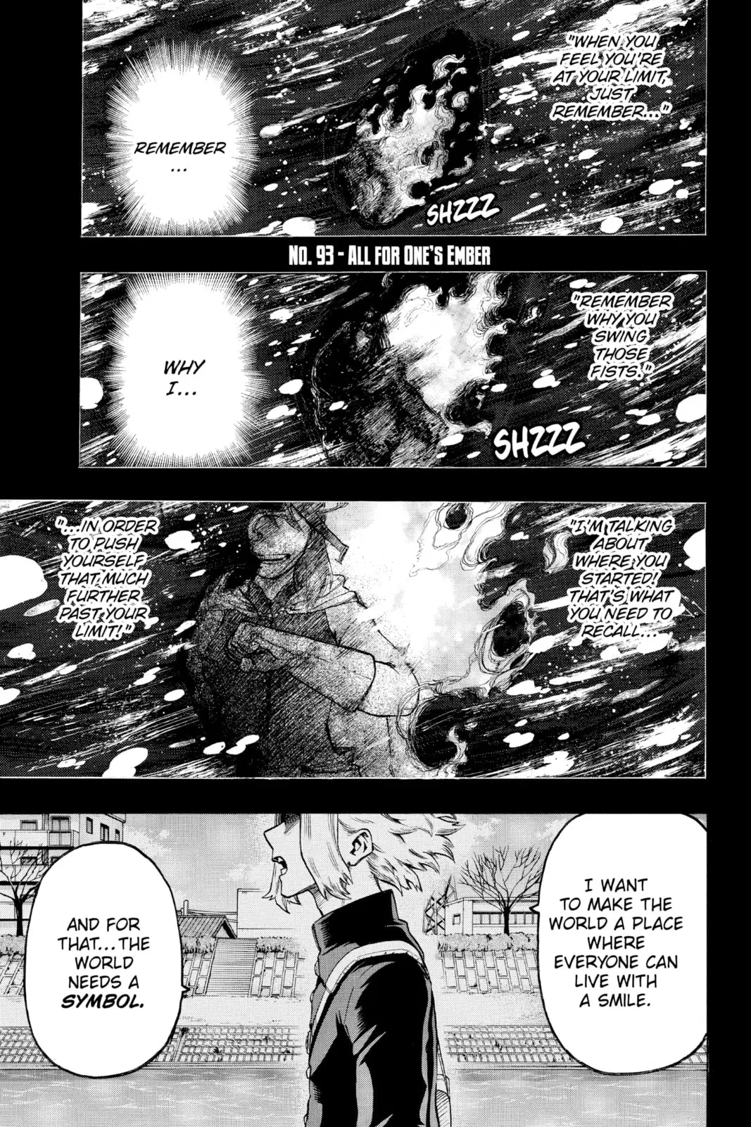 My Hero Academia, chapter 93, page 1