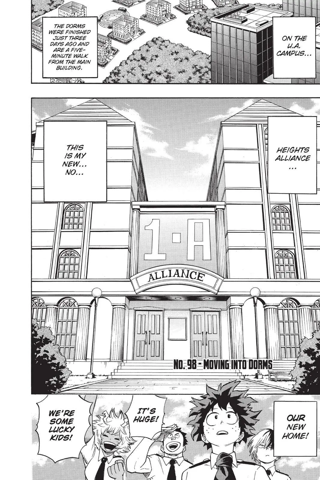 My Hero Academia, chapter 98, page 2