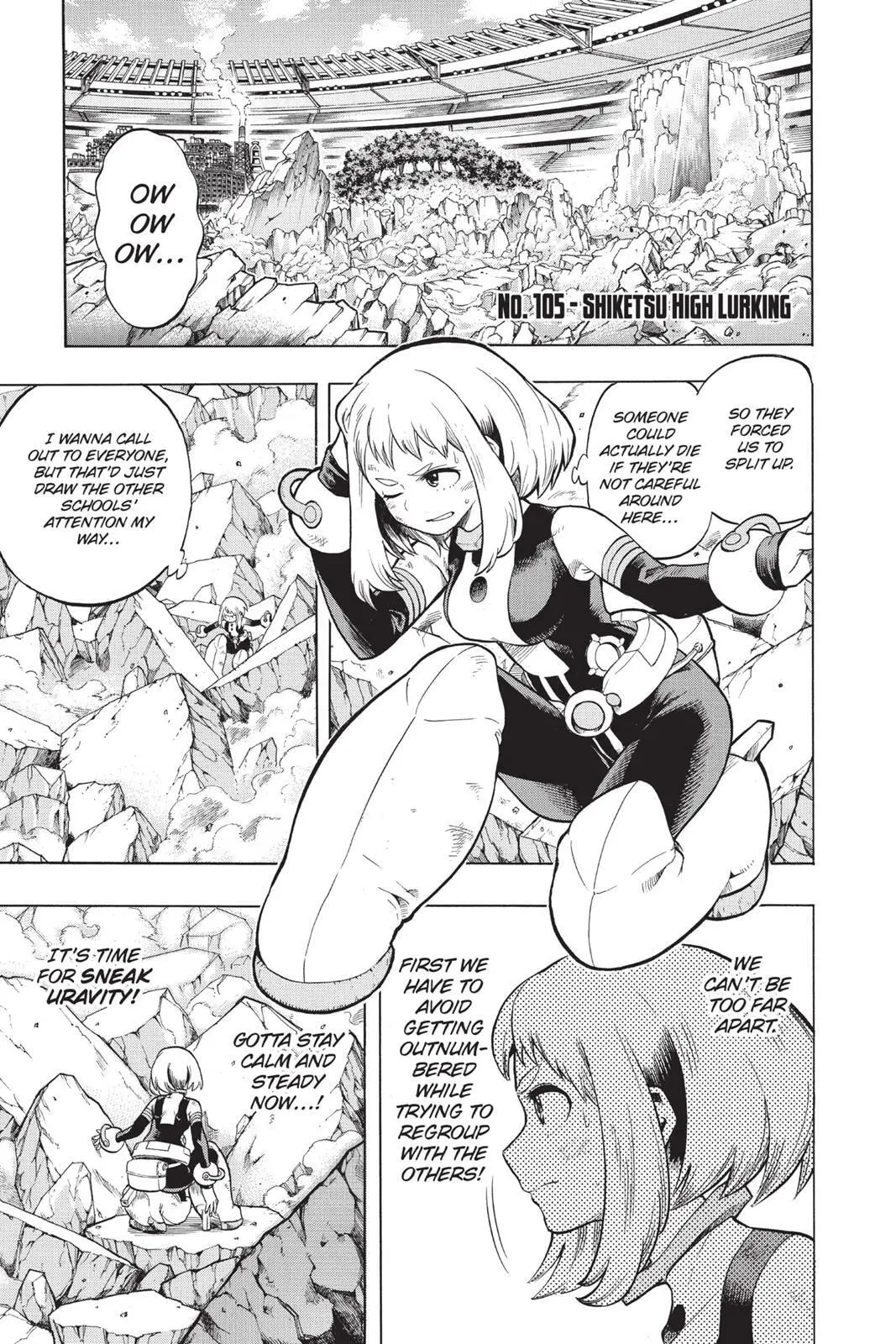 My Hero Academia, chapter 105, page 1