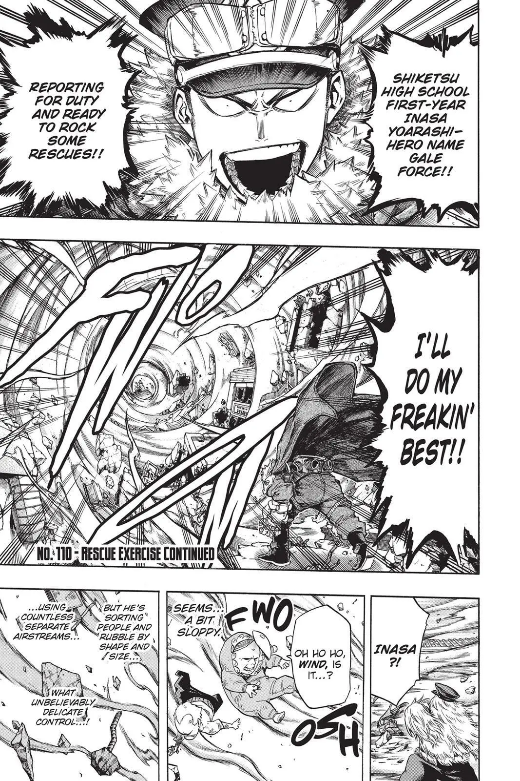My Hero Academia, chapter 110, page 1