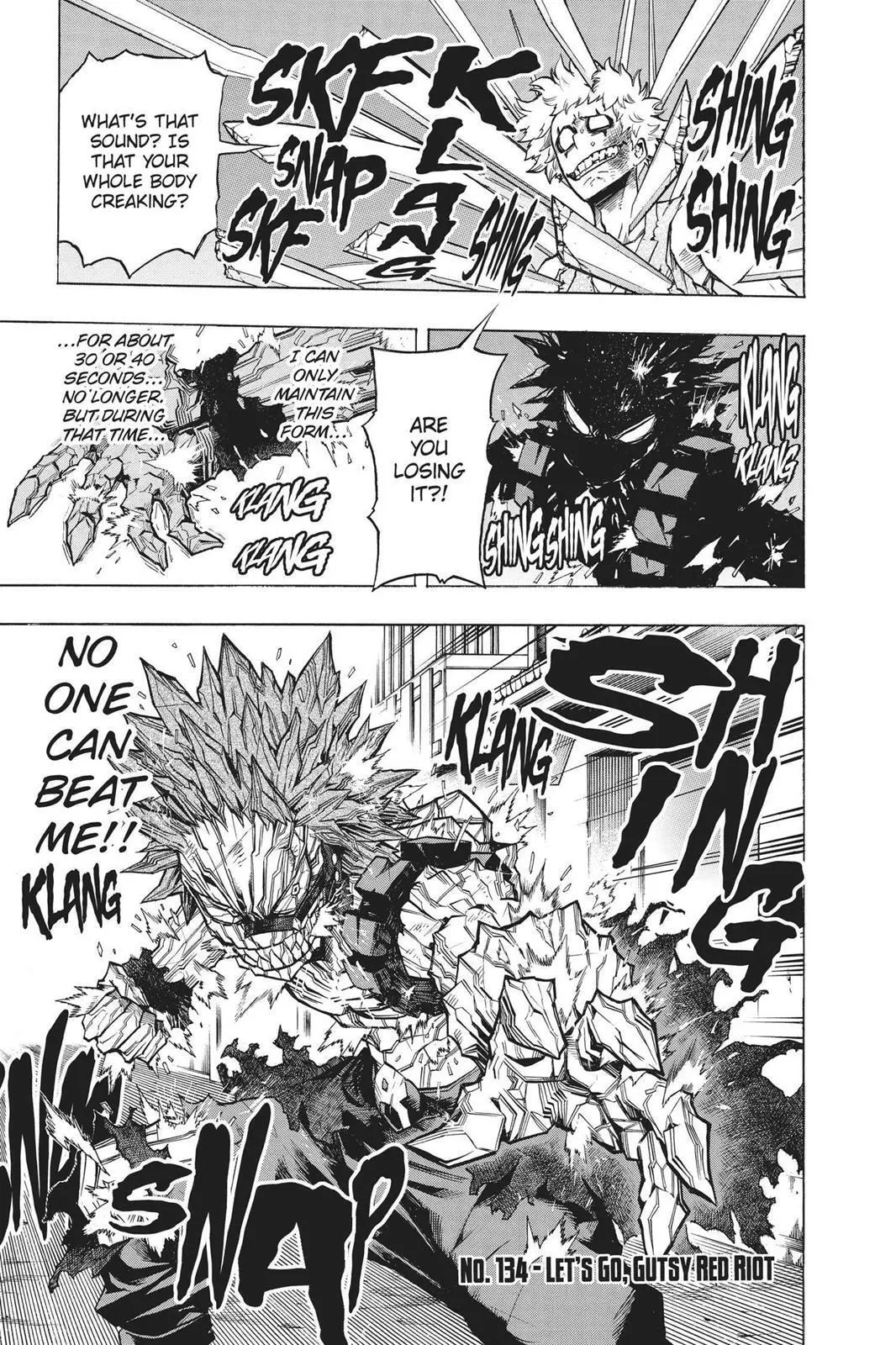 My Hero Academia, chapter 134, page 1