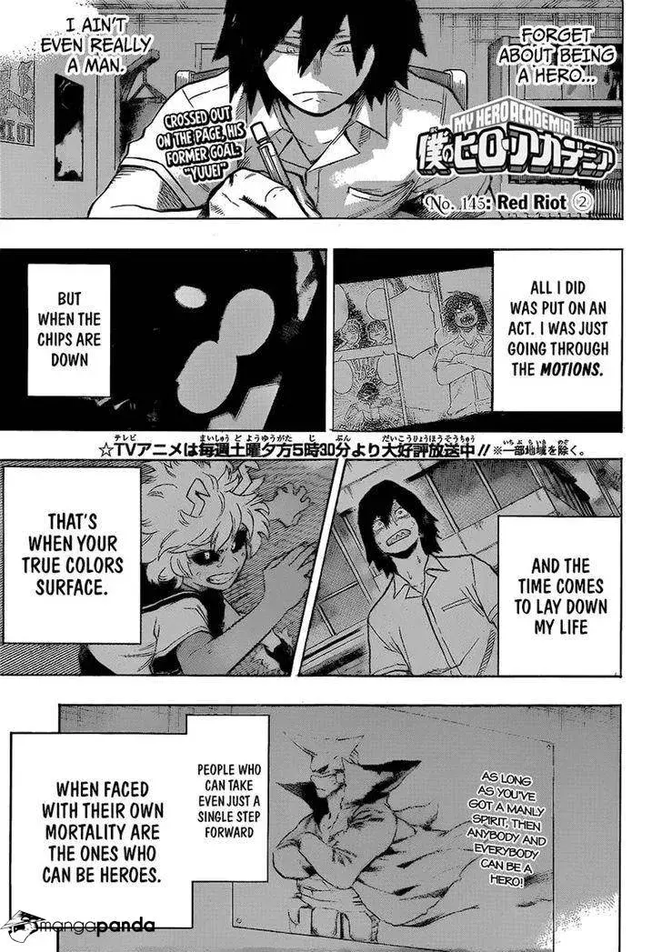My Hero Academia, chapter 145, page 1