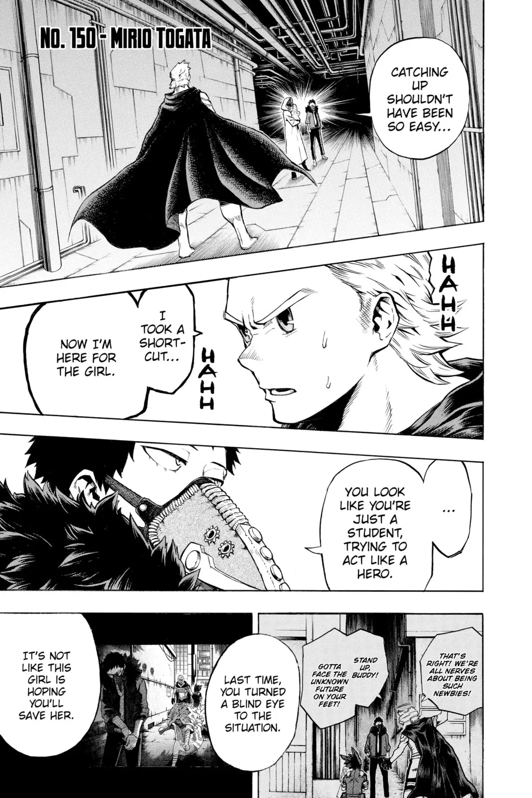 My Hero Academia, chapter 150, page 1