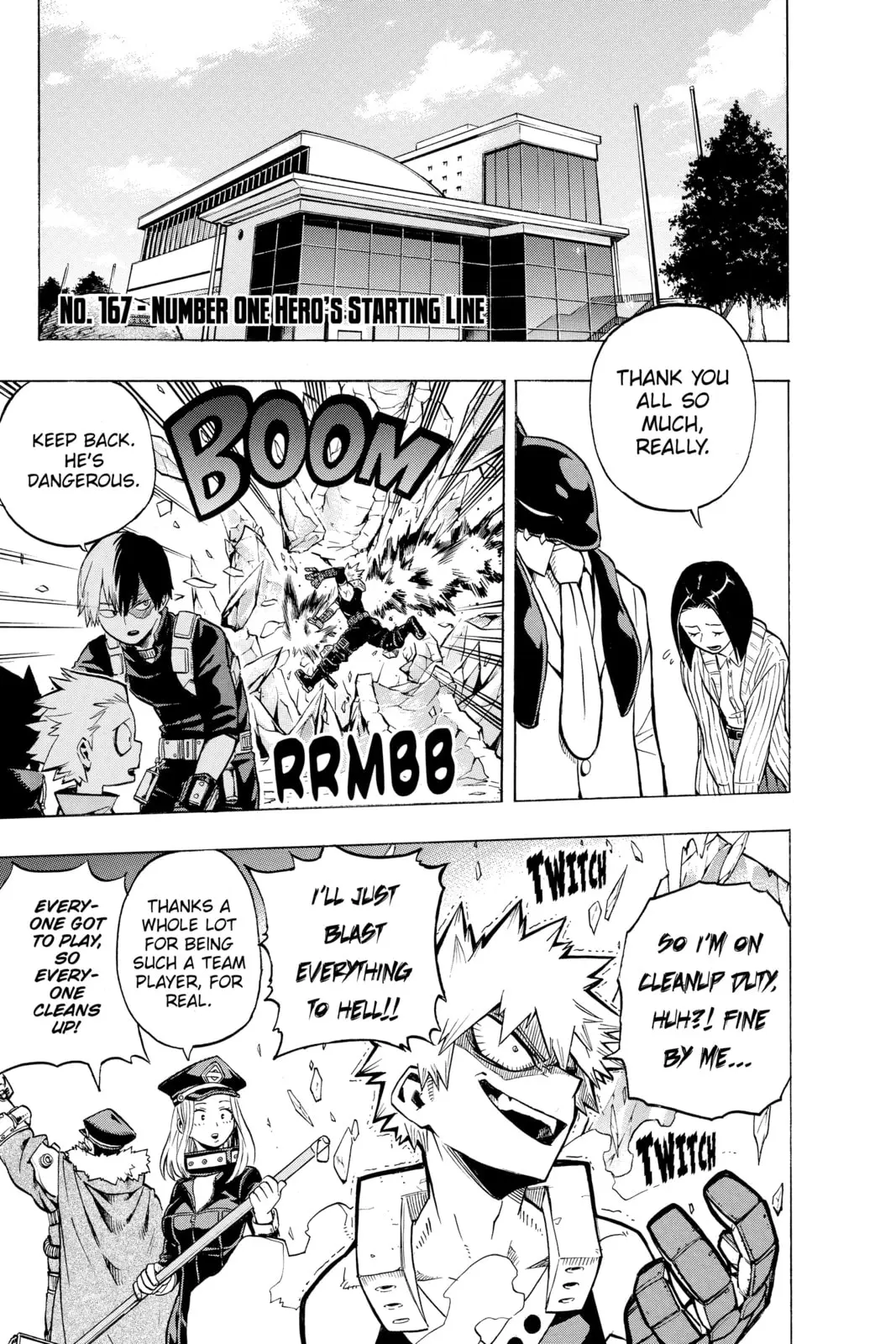 My Hero Academia, chapter 167, page 1