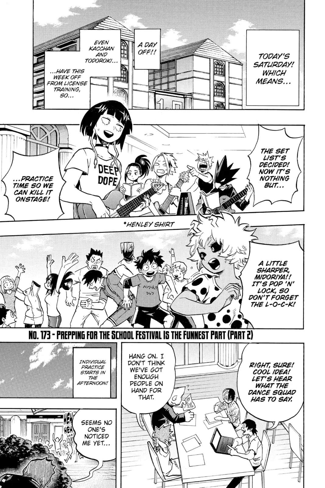 My Hero Academia, chapter 173, page 1