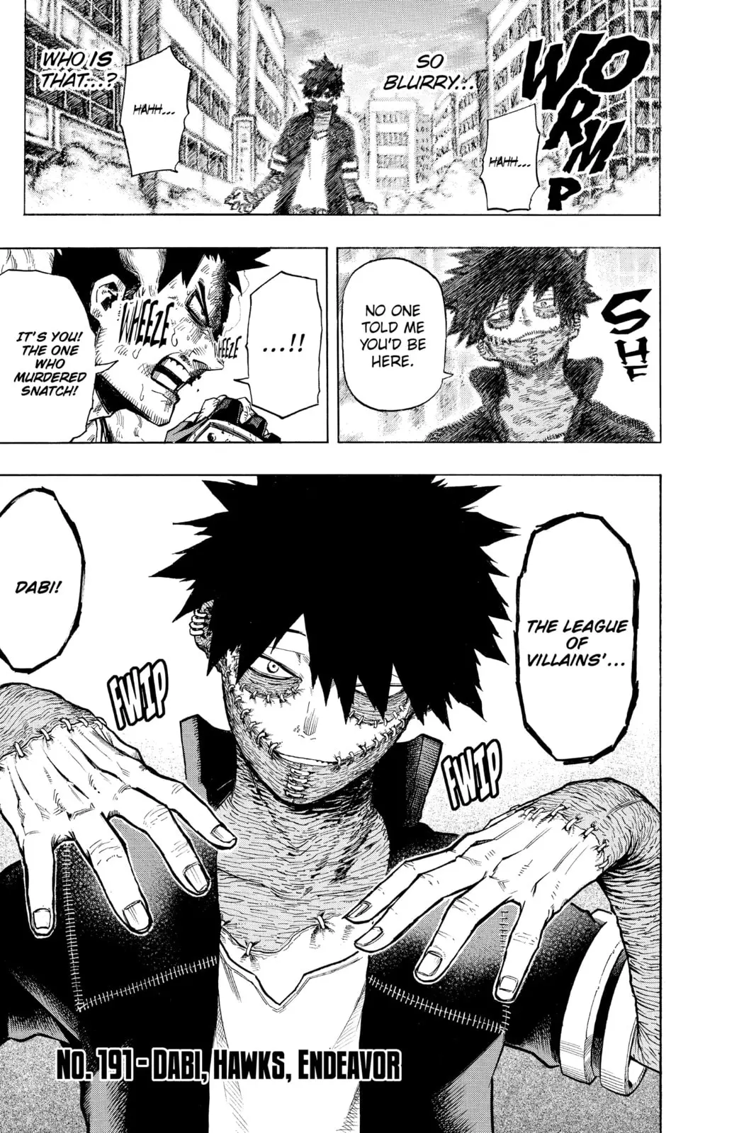 My Hero Academia, chapter 191, page 1
