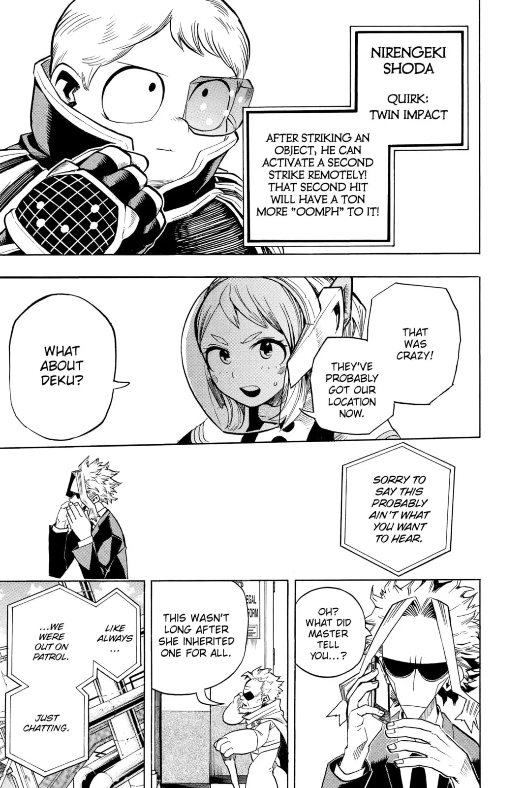 My Hero Academia, chapter 210, page 13
