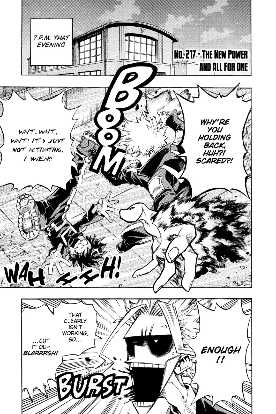 My Hero Academia, chapter 217, page 1