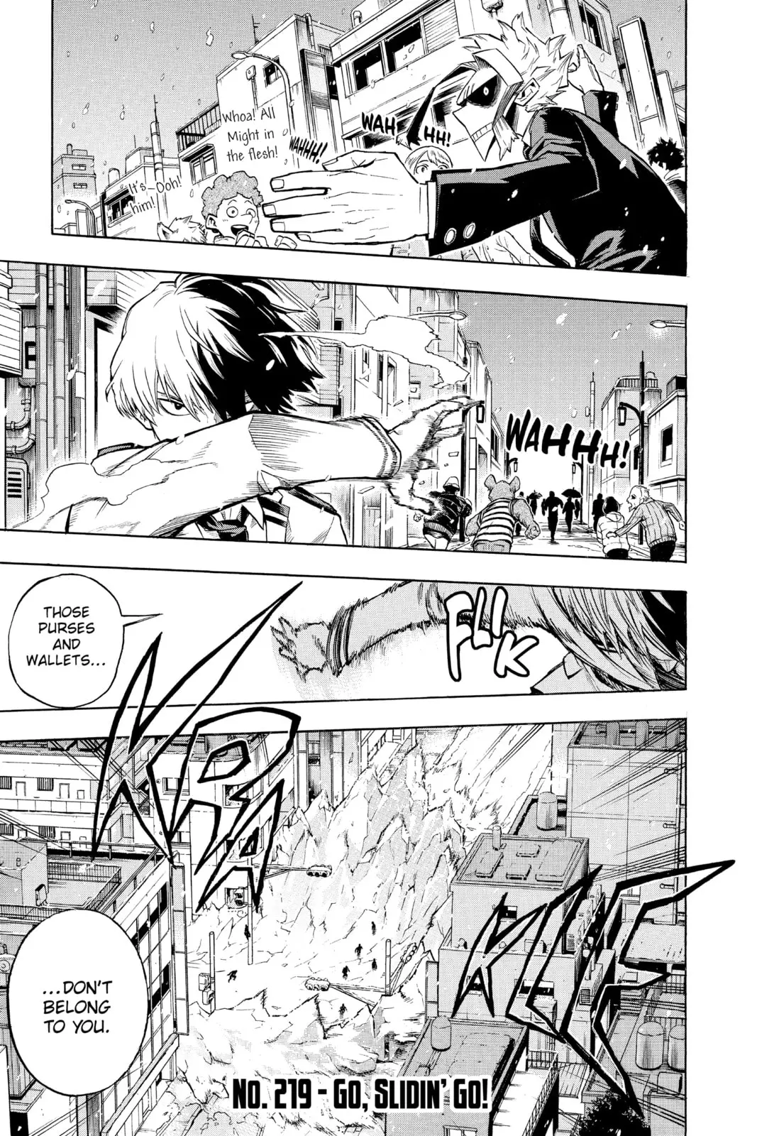 My Hero Academia, chapter 219, page 1