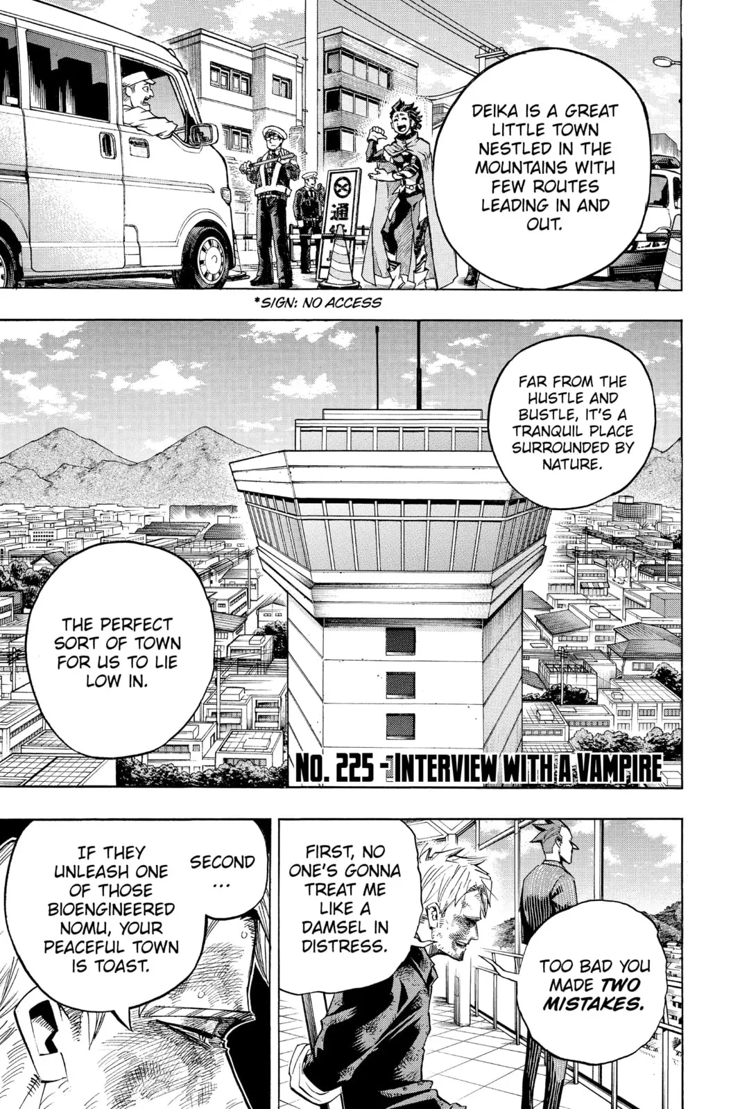 My Hero Academia, chapter 225, page 1