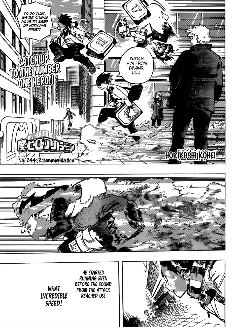 My Hero Academia, chapter 244, page 1