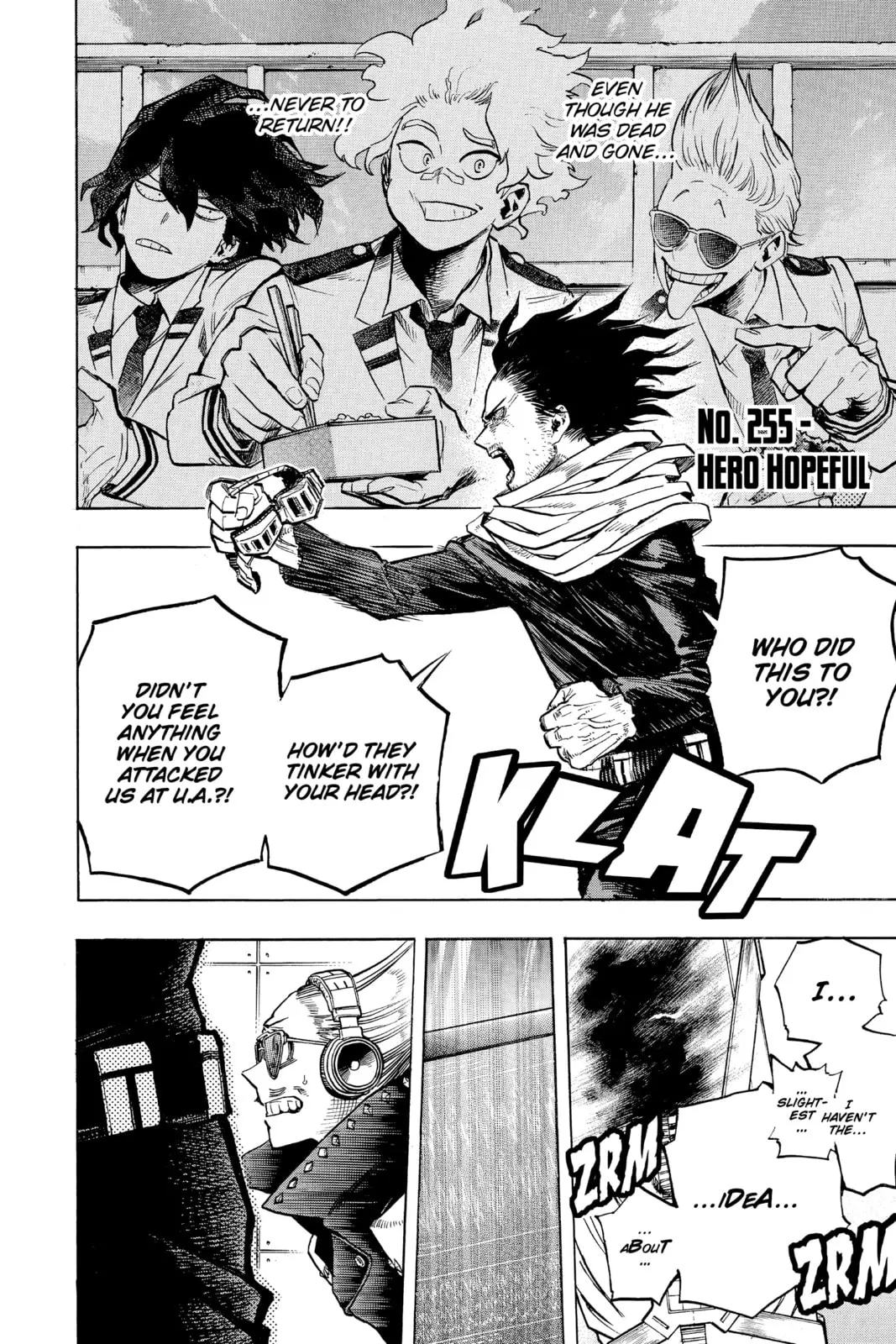 My Hero Academia, chapter 255, page 2