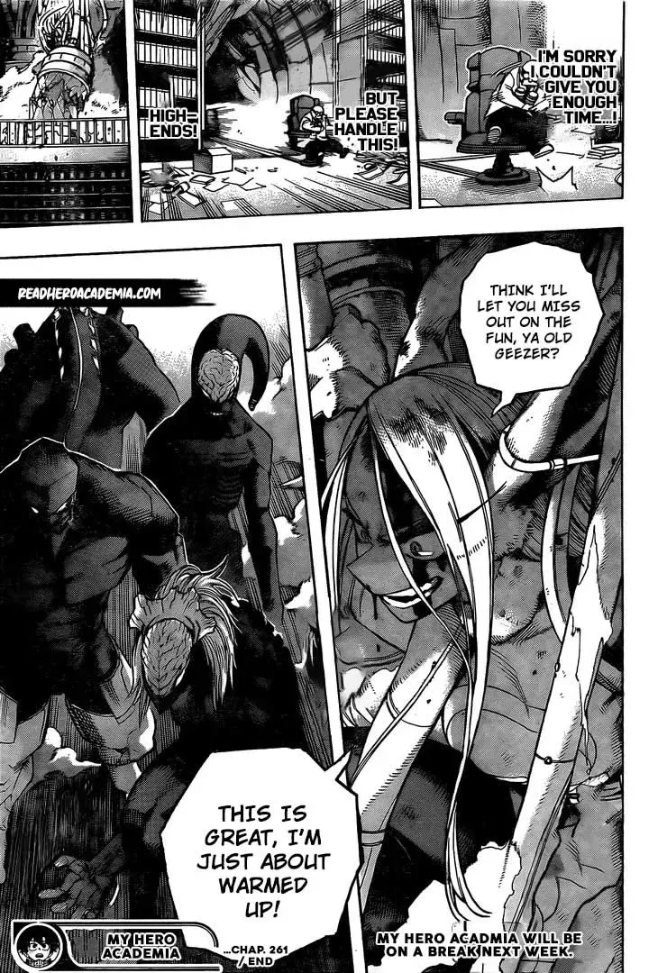 My Hero Academia, chapter 261, page 16