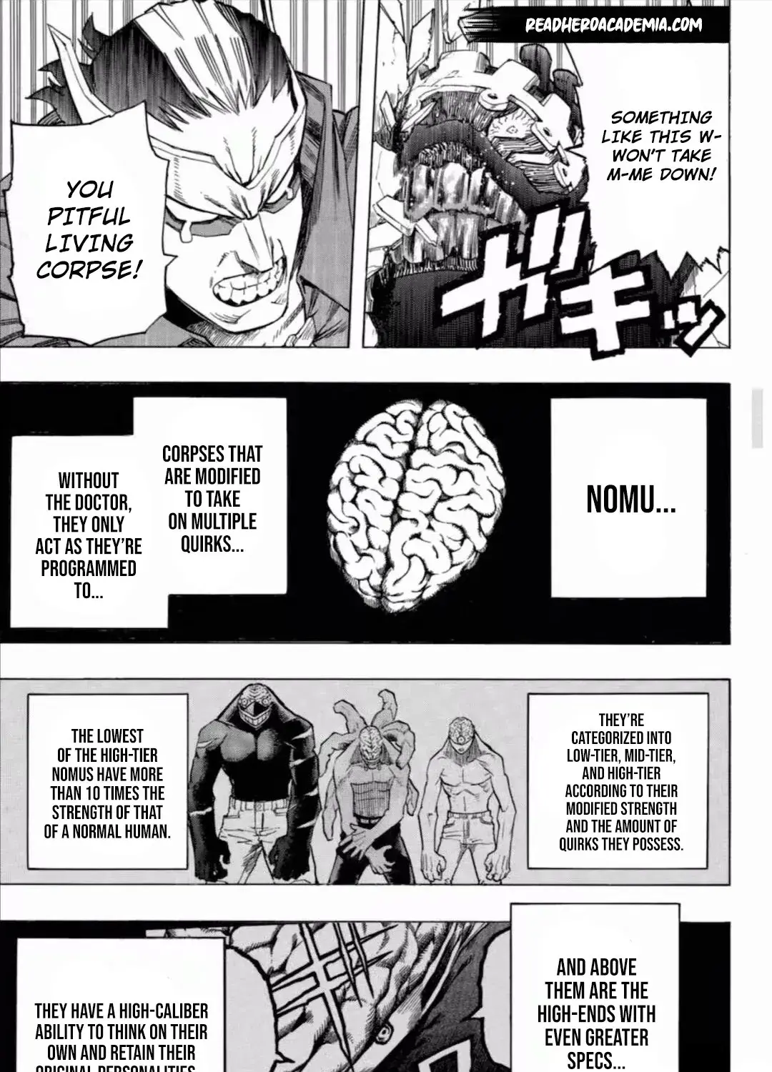 My Hero Academia, chapter 262, page 5
