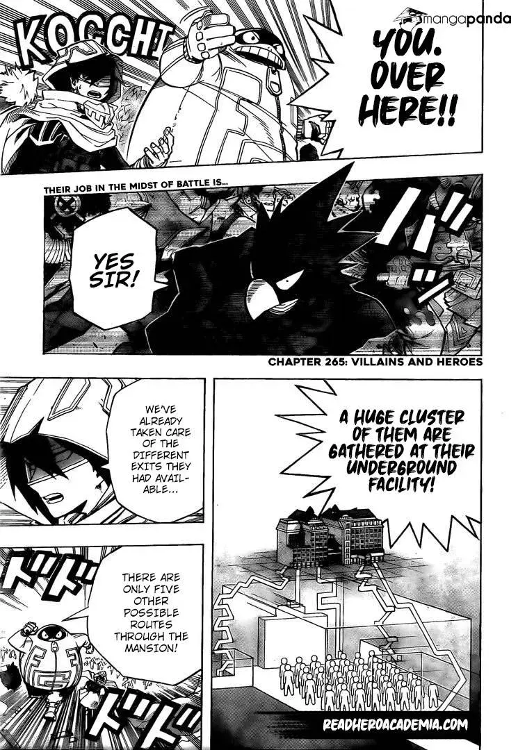 My Hero Academia, chapter 265, page 1